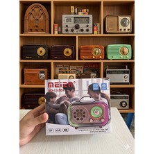 Velmora Taşınabilir LED Işıklı ve Bluetooth Hoparlör Seti | Nostaljik Radyo