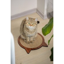 Velmora Kedi Otlu Sisal Tırmalama Paspası - Doğal ve Kaymaz Zeminli Tasarım | Kedi Tırmalaması
