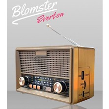 Velmora Güneş Enerjili Müzik Çalar ve Radyo, Renkli Işık Efekti ile Eğlence | Nostaljik Radyo