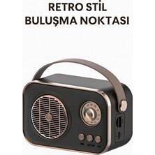 Velmora Mini Retro Bluetooth Hoparlör ile Renkli Ses Deneyimi | Nostaljik Radyo