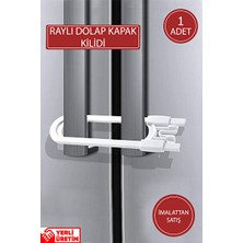 Velmora Raylı Dolap Kapak Kilidi, Bebek ve Çocuk Güvenliği | Koruyucu ve Kilit