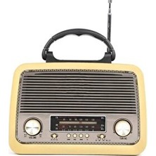 Velmora Vintage Fenerli Bluetooth Radyo ve Çok Band Radyo | Nostaljik Radyo