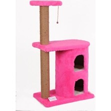 Velmora Sevimli Masal Temalı Pembe Kedi Tırmalama Platformu - Keyifli Tırmalama Ala | Kedi Tırmalaması