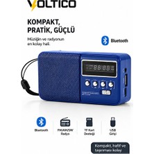 Velmora Kompakt ve Güçlü Bluetooth Radyo, USB ve Tf Kart Desteği ile | Nostaljik Radyo
