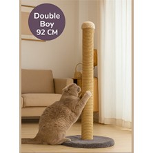 Velmora Yetişkin Kediler Için Yuvarlak Tabanlı Tırmalama Tahtası - 92 cm | Kedi Tırmalaması