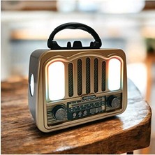 Velmora LED ve Fener Özellikli Bluetooth , Müzik ve Işık Deneyimi | Nostaljik Radyo