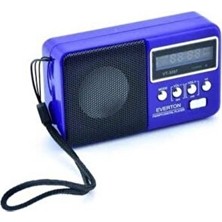 Velmora Everson Usb/bt/fm Radyo Müzik Kutusu - Çok Fonksiyonlu Taşınabilir Ses Ciha | Alarm Saatli Radyo