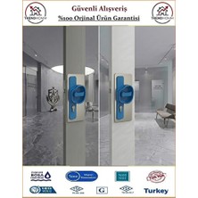 Velmora Okul Tipi Pvc Güvenlikli Bariyerli Kapı Kolu - Çocuk Güvenliği Için | Koruyucu ve Kilit