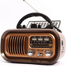Velmora Güneş Enerjili ve Bluetooth Özellikli Retro Radyo ile Doğa ile Uyum | Nostaljik Radyo