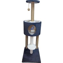 Velmora Gri Renkli Kedi Tırmalama Platformu Solo Modeli | Kedi Tırmalaması