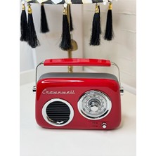 Velmora Şarjlı Retro Tasarımlı Bluetooth ve Fm Radyo | Nostaljik Radyo