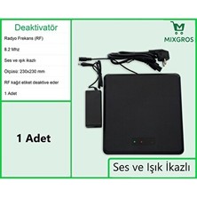 Velmora Rf Güvenlik Etiketi Ikazlı Deaktivatör, Hırsızlık Önleyici Çözüm | Güvenlik Cihazı