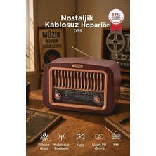 Velmora Kablosuz ve Bluetooth Hoparlör ile Pratik Müzik Deneyimi | Nostaljik Radyo