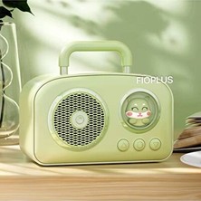 Velmora Sevimli Tasarımlı Retro Bluetooth Hoparlör, Taşınabilir ve Güçlü Sesli | Nostaljik Radyo