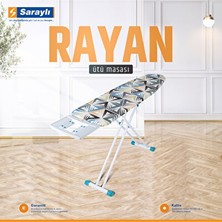 Velmora Pratik ve Geniş Monoblok Ütü Masası, 38X120 Cm, Konforlu Ütüleme Alanı | Ütü Masası ve Aksesuarı