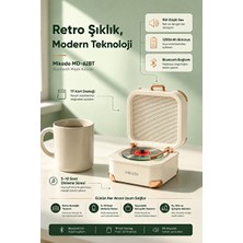 Velmora Retro Tasarımlı Taşınabilir , 5W Güç | Bluetooth Hoparlör