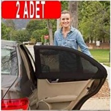 Velmora Çiftli Yan Cam Perdesi Sineklik ve Güneşlik Seti | Oto Güneşlik Perde