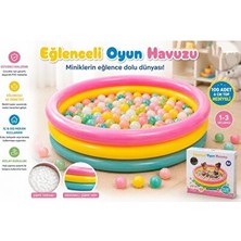 Velmora Şişme Top Havuz - Çocuklar Için Eğlenceli Oyun Alanı ve Top Seti | Şişme Havuz & Aksesuarı