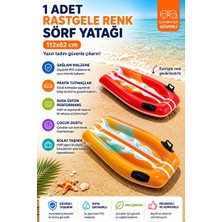 Velmora Renkli Tutmaçlı Şişme Sörf Yatağı, Çocuklar Için Güvenli | Şişme Havuz & Aksesuarı