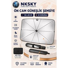 Velmora Geniş ve Katlanabilir Araç Güneşlik Şemsiyesi ile Sıcaklara Çözüm | Oto Güneşlik Perde