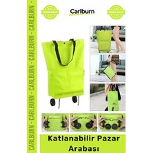 Velmora Pratik ve Çok Amaçlı Katlanabilir Pazar Arabası | Pazar Arabası & Çantası