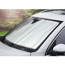 Velmora 130X60 cm Güneş Işığından Koruyucu Ön Cam Perde | Oto Güneşlik Perde