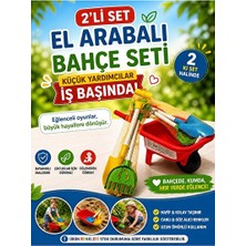 Velmora El Arabalı Çocuk Bahçe Oyun Seti, Tırmık ve Kürekle Eğlence Dolu Bahçe Akti | Deniz Malzemesi