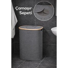 Velmora Bambu Kirli , Banyo Düzenleyici ve Kokusuz | Çamaşır Sepeti