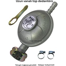 Velmora 12KG Uzun Vanlı Mutfak Tüpü Dedantörü, Güvenli ve Uygun Fiyatlı Çözüm | Regülatör