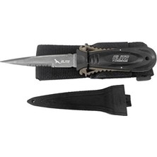 Velmora Gri Elite Attack ve Kol Bandı - Güçlü ve Ergonomik | Dalış Bıçağı