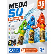 Velmora Desenli Çocuk Su Tabancası 36 cm - Uzun Menzilli Yaz Oyuncağı | Plaj Oyuncakları