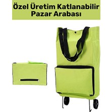 Velmora Kompakt Su Geçirmez Omuz Çantası ve Pazar Arabası | Pazar Arabası & Çantası