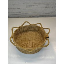 Velmora El Yapımı Örgü Çok Amaçlı , 20X20X6 cm | Sepet