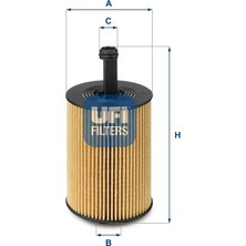 Ufi Volkswagen 1.2 Tdı / 1.4 Tdı / 1.9 Tdı / 2.0 Tdı T4 / T5 / Passat / Polo / Bora / Golf Yağ Filtresi