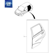 Chevrolet / Aveo Kalos Sol Arka Kapı Sacı Gm