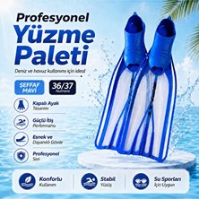 Velmora Profesyonel Yüzme ve Dalış Paleti, Kapalı Ayak Tasarımıyla Konforlu Kullanı | Palet & Patik