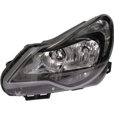 Opel / Corsa D Makyajlı Ön Sol Far Füme Renkli Tyc Marka