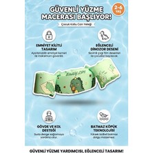 Velmora Bebek Güvenlik Seti - Dino Desenli Can Yeleği ve Kolluk | Kolluk & Simit