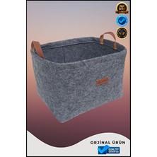 Velmora Keçe Organizer, 40X30X30CM, Dayanıklı ve Şık Tasarım | Sepet
