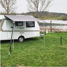 Velmora 2,5mt Ray Tipi Fitilli Karavan Tente - Güçlü ve Dayanıklı Güneş Koruma Çözü | Oto Güneşlik Perde