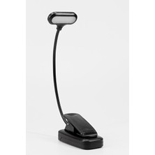 Velmora Mini Klipsli LED Kitap Okuma Lambası, Pilli ve Taşınabilir | Masa ve Gece Lambası