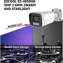 Velmora Yüksek Çözünürlüklü 5mp Fullcolor Bullet Kamera | Dalış Kamerası