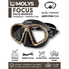 Velmora Focus Anti Fog Kum Kamuflajı | Dalış Maskesi