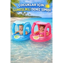Velmora Gölgelikli Bebek Deniz Simiti ile Rahat ve Güvenli Yüzme Deneyimi | Deniz Malzemesi