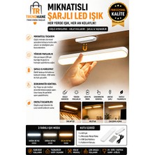 Velmora Göz Yormayan Şarjlı LED Kitap Okuma Lambası - Mıknatıslı ve Pratik | Masa ve Gece Lambası