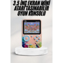 Çocuklara Özel 4K Hd Retro Oyun Konsol El Atari Taşınabilir 500 Oyunlu