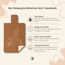 Leanne Eiva Antibakteriyel Reformer Pilates Havlusu - Pamuklu Yüzey, Kaydırmaz Taban