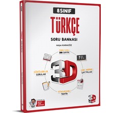 3D Yayınları 3D 2026 8. Sınıf Lgs Türkçe Soru Bankası
