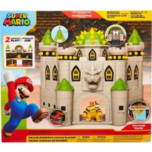 Super Mario Nintendo Bowser Kalesi Delux Oyun Seti Bowser 6,5 cm