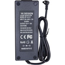 Ac Adaptör 12V 10A Adaptör Standart Uçlu 5.5x2.5 mm Adaptör